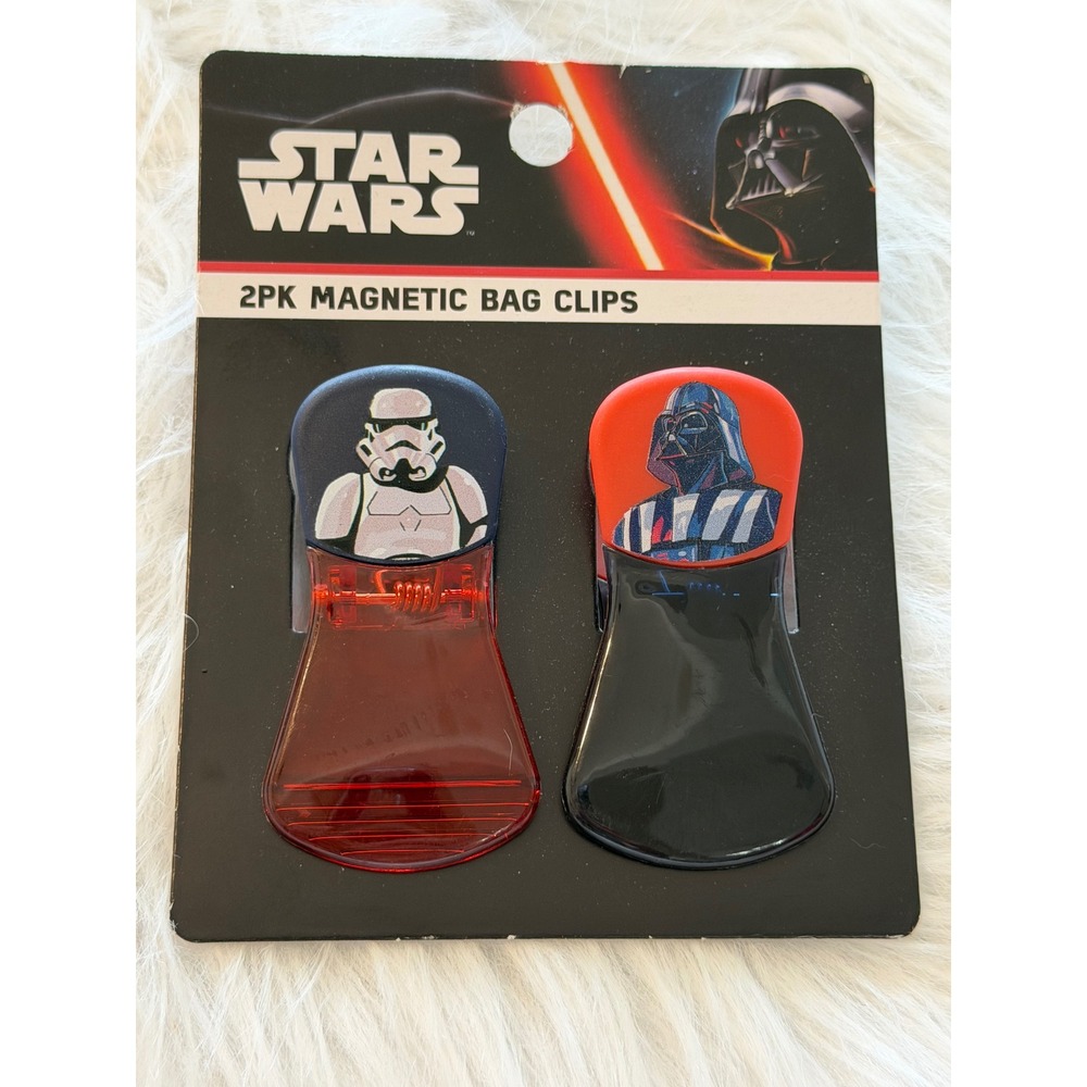 Star Wars Darth Vader Stormtrooper Magnetic Bag Clips 2 Pack Disney Best Brands
